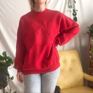 Vintage 90s red Paramount Pictures sweatshirt